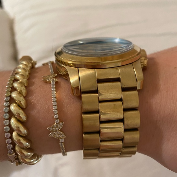 Michael Kors Hunger Stop Turquoise Watch - Picture 3 of 5